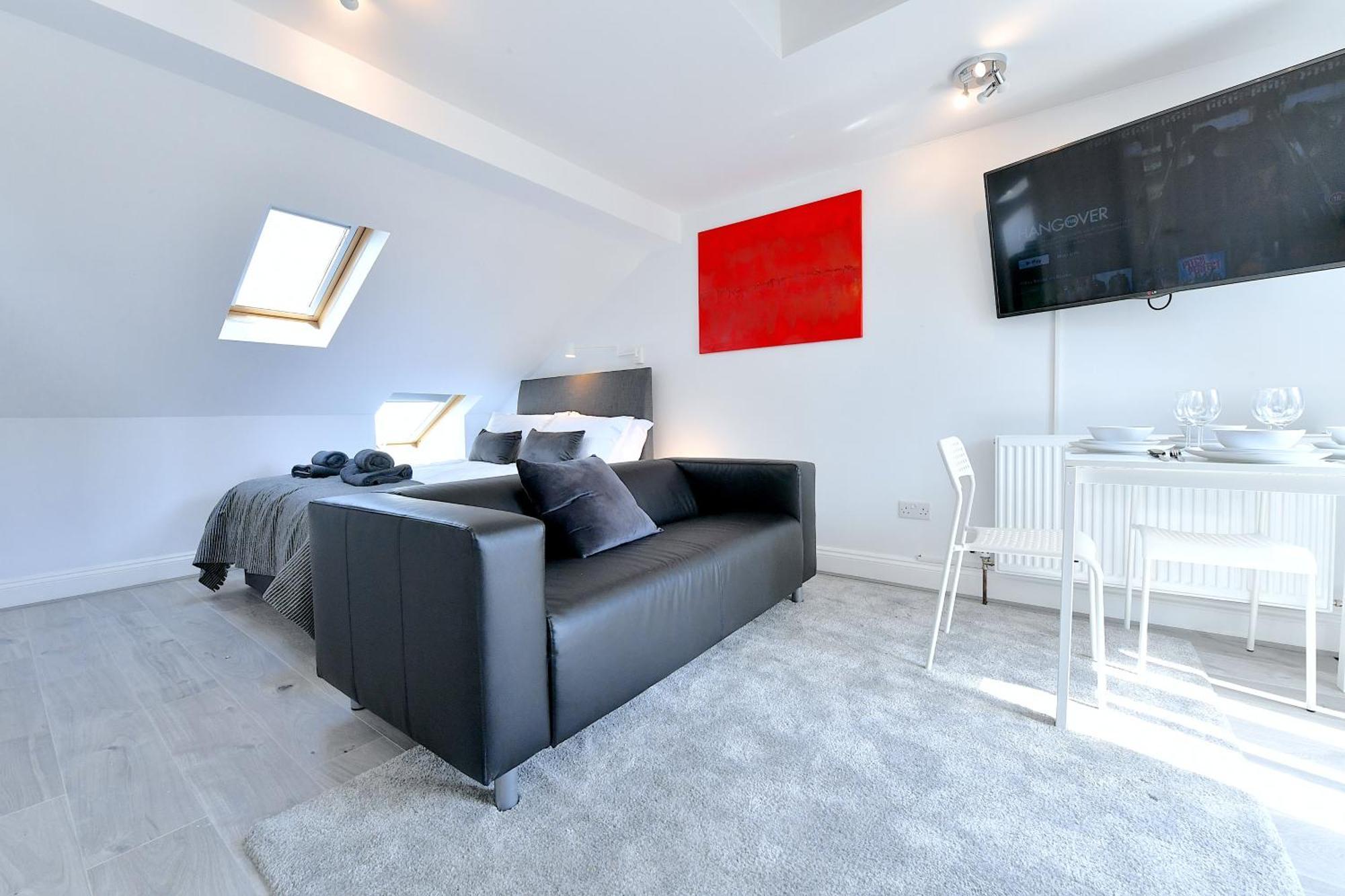 Central London Luxury Studios Fulham Close To Underground Newly Refurbished Zewnętrze zdjęcie