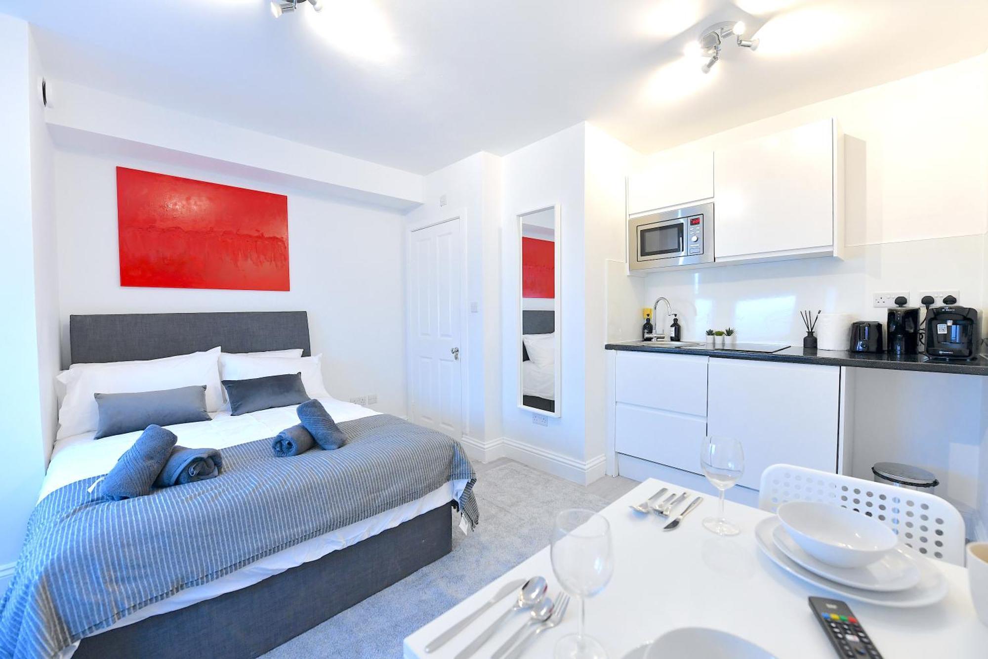 Central London Luxury Studios Fulham Close To Underground Newly Refurbished Zewnętrze zdjęcie