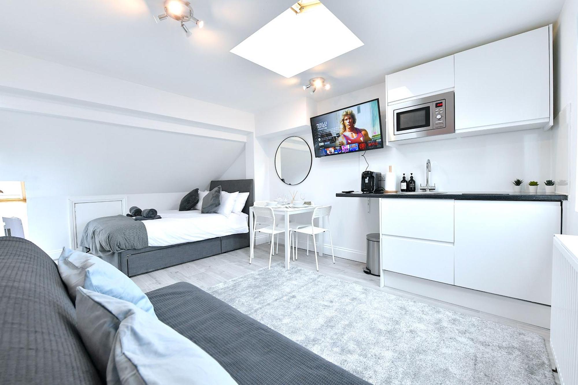 Central London Luxury Studios Fulham Close To Underground Newly Refurbished Zewnętrze zdjęcie