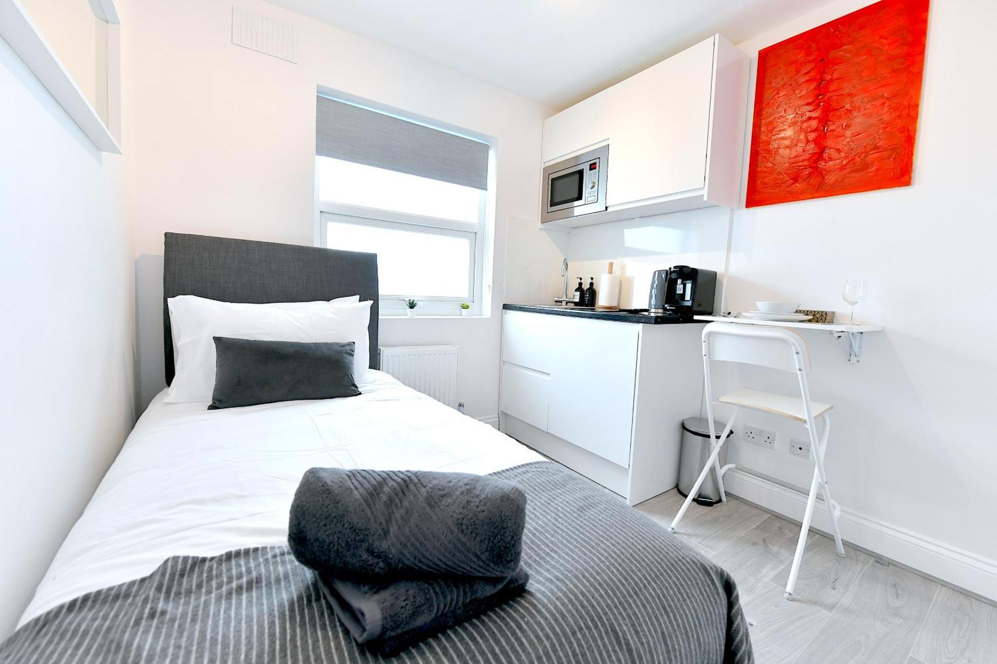 Central London Luxury Studios Fulham Close To Underground Newly Refurbished Zewnętrze zdjęcie